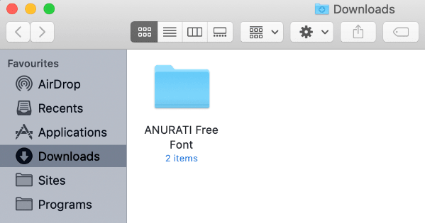 affinity anurati font download directory