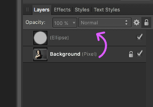 affinity designer layer panel