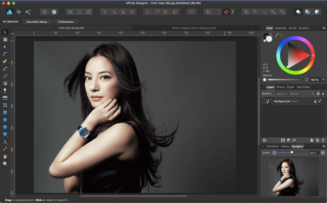 affinity designer vicki zhao wei