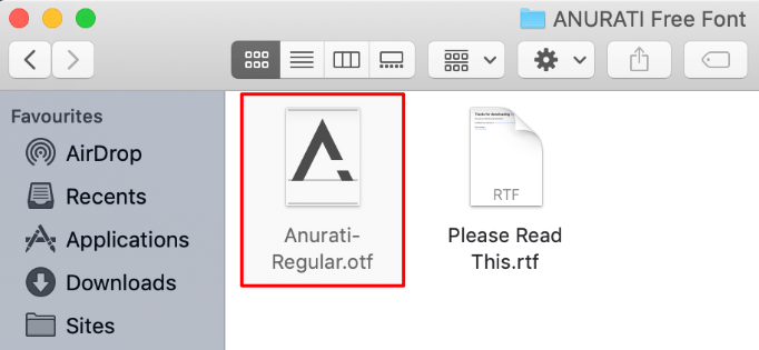 affinity inside anurati font directory