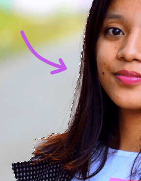 affinity photo selection brush selection enlarged