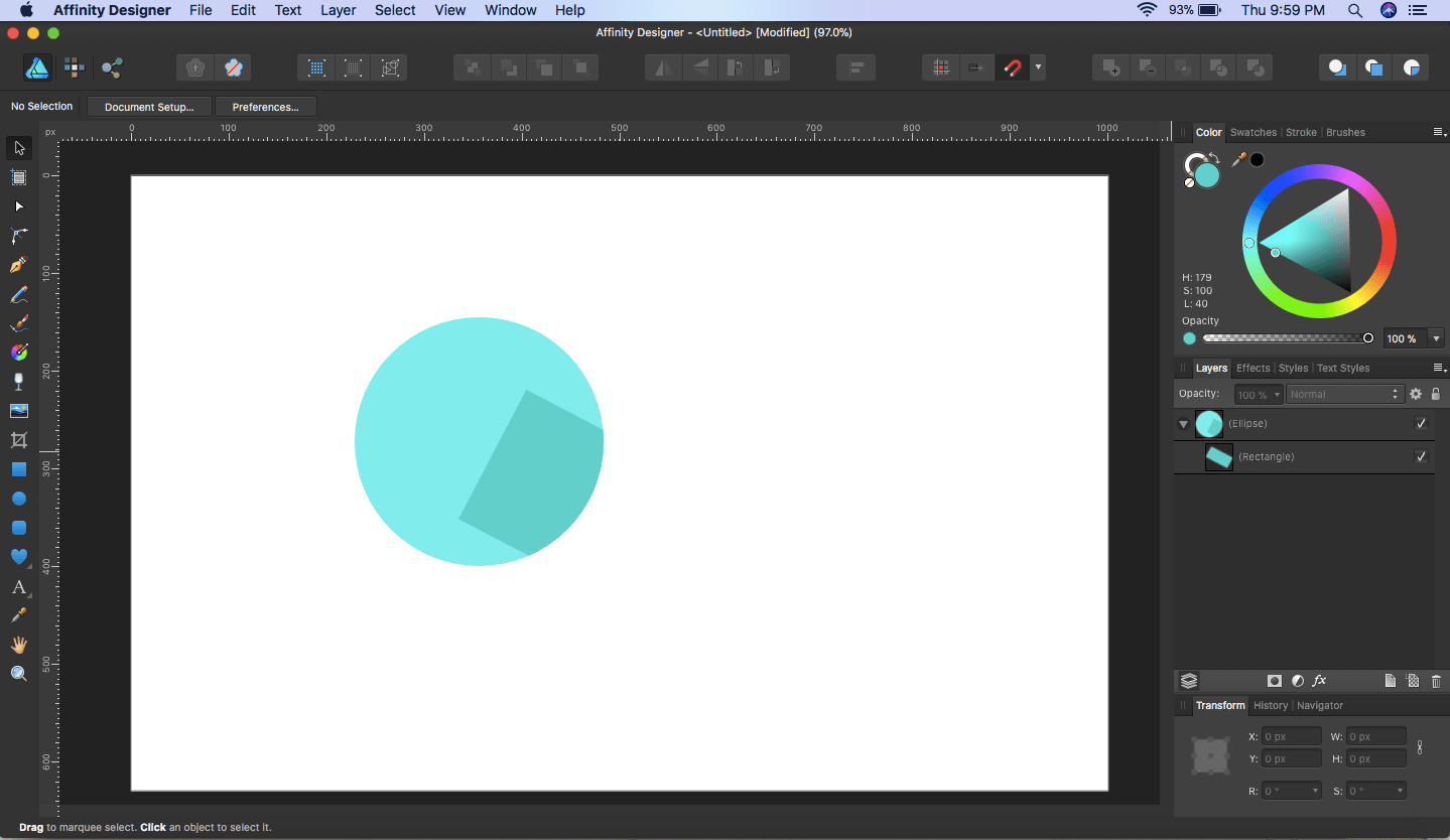 affinity designer flat icon long shadow dragged