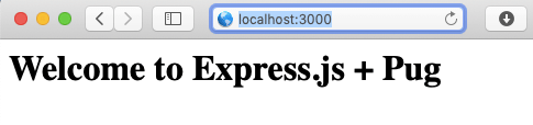 node.js expressjs pug render